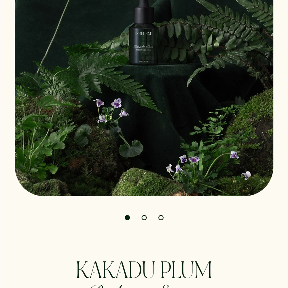 In Bluem Kakadu Plum Serum- all natural ingredients